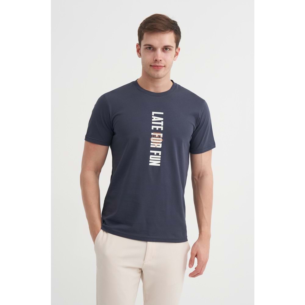 CAZ 4156 BIS YK T-SHIRT - CAZADOR - ANTRASİT - M