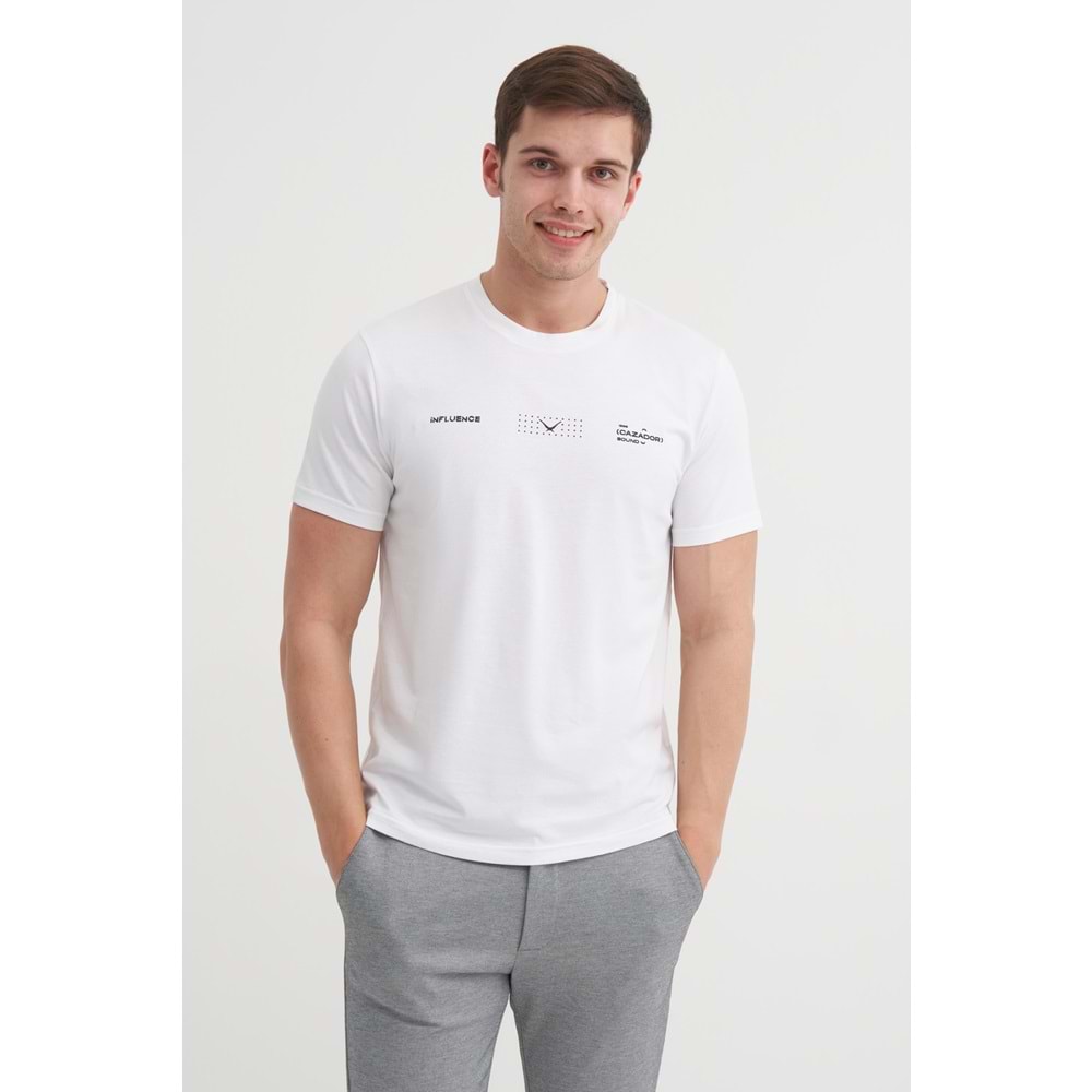 CAZ 4161 BIS YK T-SHIRT - CAZADOR - BEYAZ - L