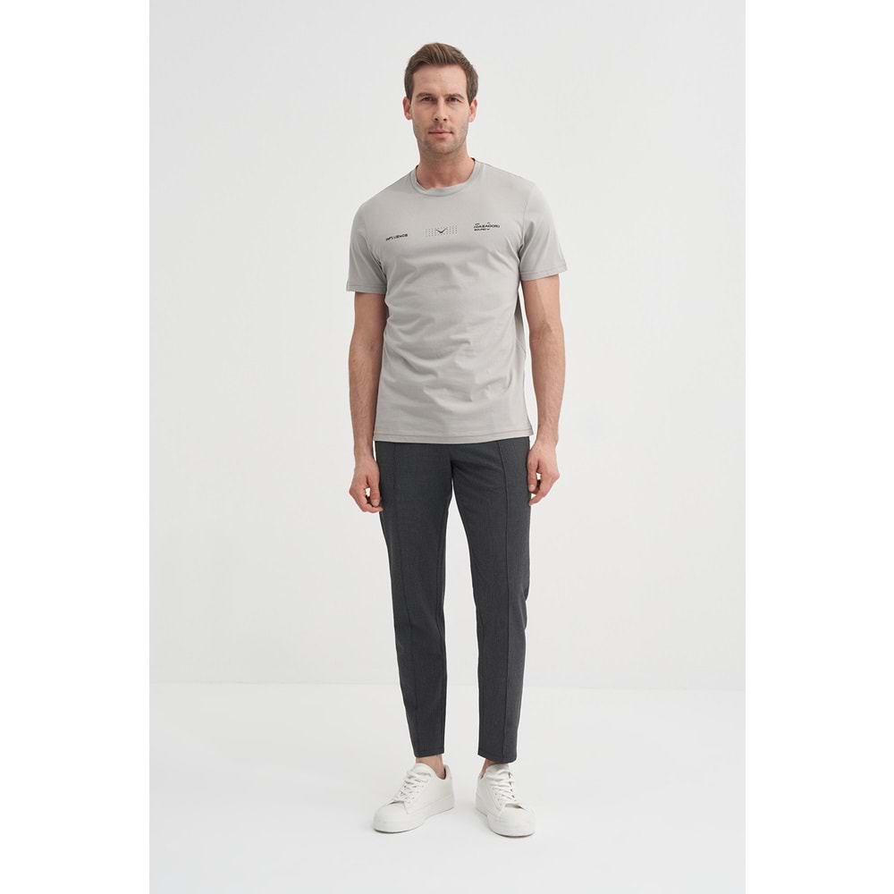 CAZ 4161 BIS YK T-SHIRT - CAZADOR - GRİ - M