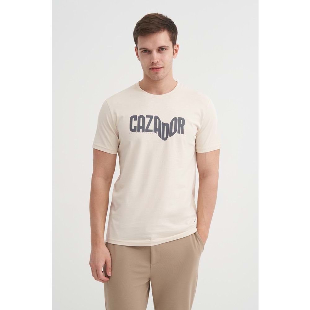 CAZ 4230 BIS YK T-SHIRT - CAZADOR - BEJ - M