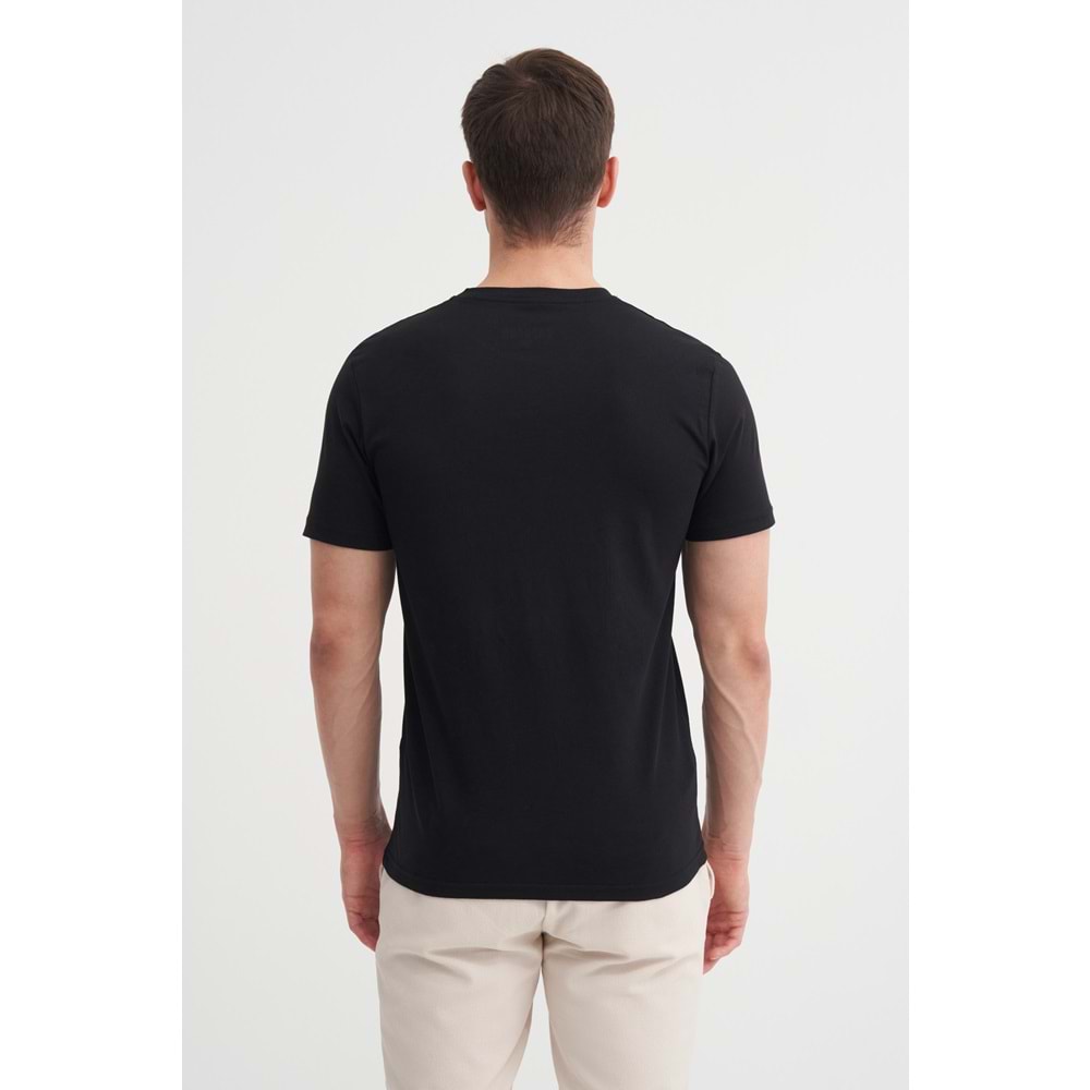 CAZ 4230 BIS YK T-SHIRT - CAZADOR - SİYAH - L