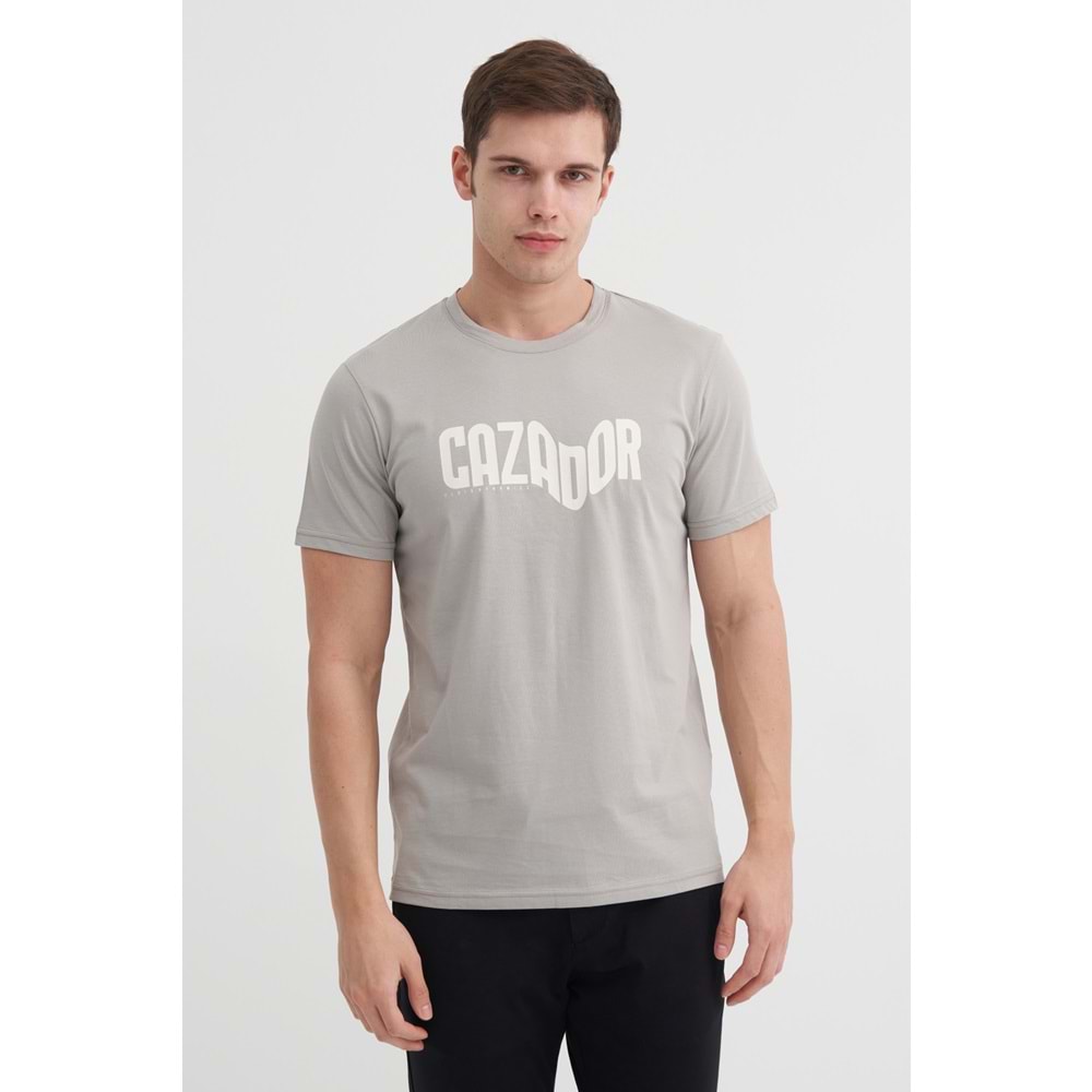 CAZ 4230 BIS YK T-SHIRT - CAZADOR - GRİ - M