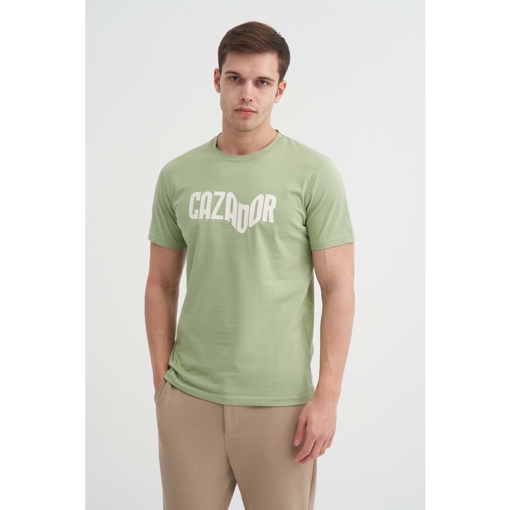 CAZ 4230 BIS YK T-SHIRT - CAZADOR - KÜF YEŞİLİ - M