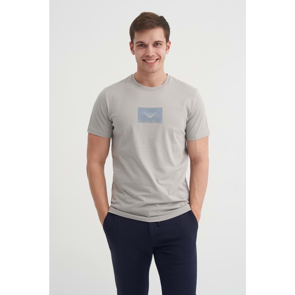 CAZ 4167 BIS YK T-SHIRT - CAZADOR - GRİ - L