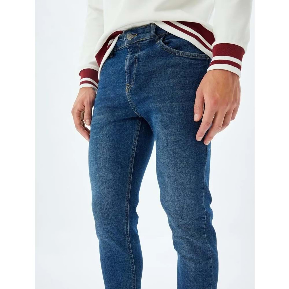 Erkek Giyim Slim Fit Kot Pantolon - Brad Jean 5WAM40076ID