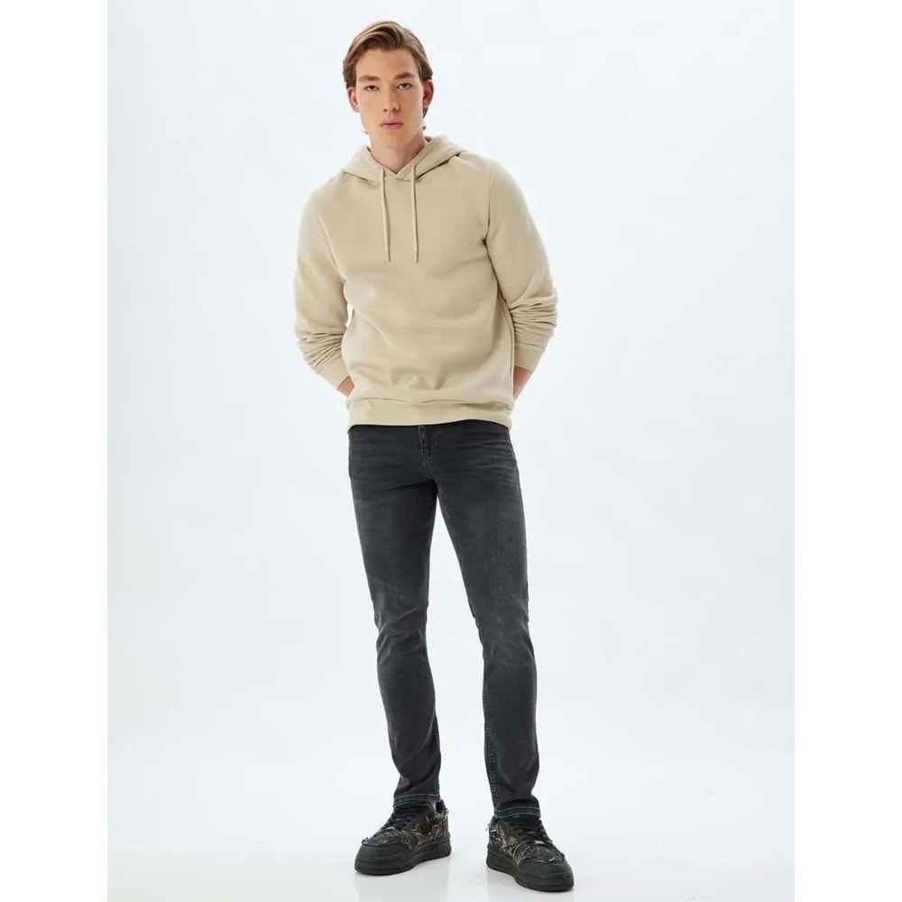 Erkek Giyim Slim Fit Kot Pantolon - Brad Jean 5WAM40073ID - KOTON - SİYAH - 34/30