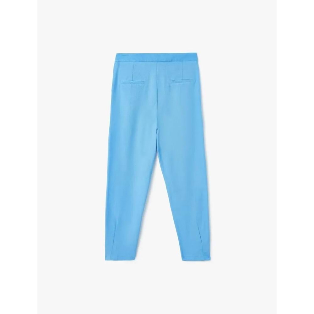 Yüksek Bel Cepli Havuç Kesim Pantolon 5SAK40167UW