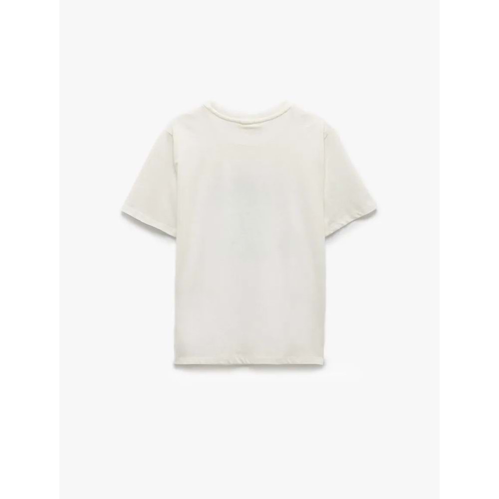 Papatya Baskılı Tişört 5SAK50022UK