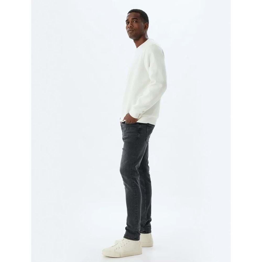 Skinny Fit Kot Pantolon - Michael Jean 5WAM40072ID - KOTON - SİYAH - 32/30