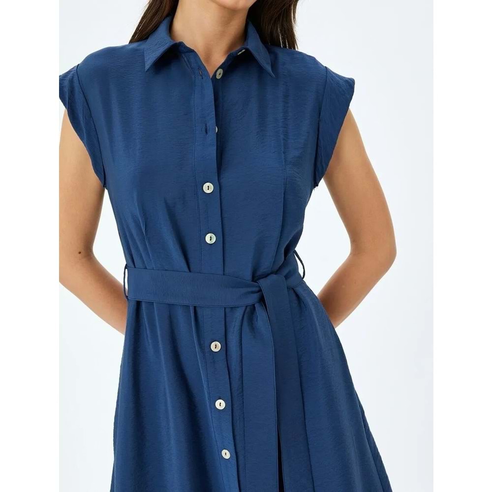 Midi Boy Gömlek Elbise 5SAK80062UW