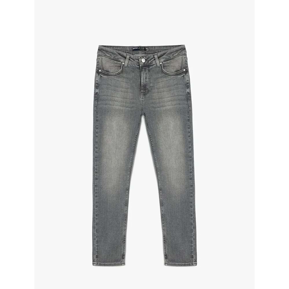 Pamuklu Skinny Fit Jean Pantolon - Michael Jean 5SAM40088ND - KOTON - GRİ - 32/30