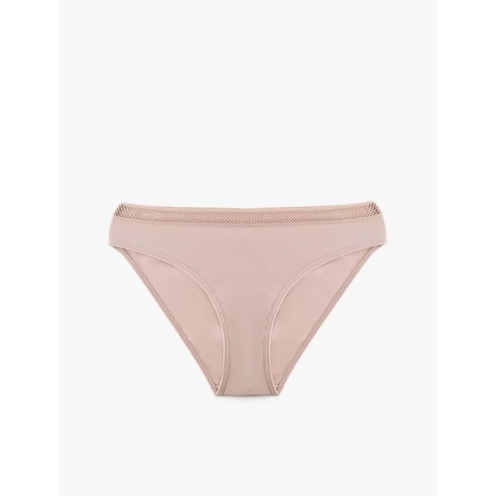 Pamuklu Brief Kadın Külot 5SLK30030MK - KOTON - PEMBE - XL
