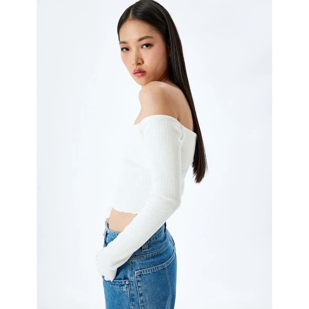 Crop Uzun Kollu Tişört 5SAL10451IK