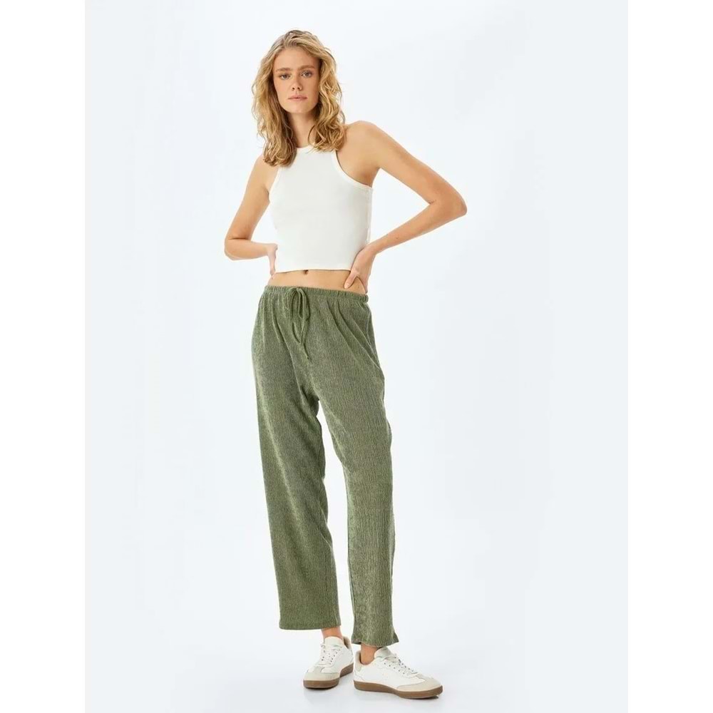 Bol Paça Pantolon 5SAK40022EK - KOTON - HAKİ - S