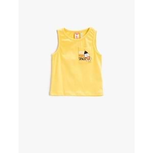 Erkek Bebek Giyim Atlet 2SMB30009TK Sarı