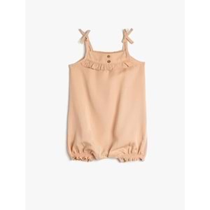 Kız Bebek Giyim Tulum 3SMG10001AW Pembe