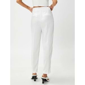 Kadın Giyim Pantolon 3SAK40014CW Kırık Beyaz