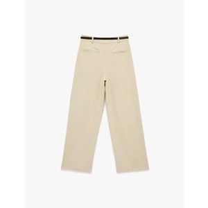 Kadın Giyim Pantolon - KOTON - 6SAK40191UW - BEJ - 38