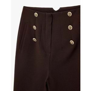 Kadın Giyim Pantolon - KOTON - 6SAK40273UW - KAHVERENGİ - 36