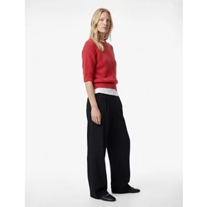 Kadın Giyim Pantolon - KOTON - 6SAK40279UW - SİYAH - 38