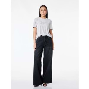 Kadın Giyim Tişört - KOTON - 6SAK50082EK - GRİ MELANJ - S