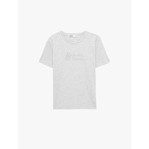 Kadın Giyim Tişört - KOTON - 6SAK50082EK - GRİ MELANJ - S