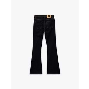 Kadın Giyim İspanyol Paça Pamuklu Denim Pantolon - Flare Jeans - KOTON - 6SAL40164MD - KOYU İNDİGO - 27/32