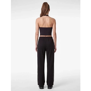 Beli Lastikli Cepli Pamuklu Spor Eşofman Altı 7WAK40192NK - KOTON - SİYAH - L