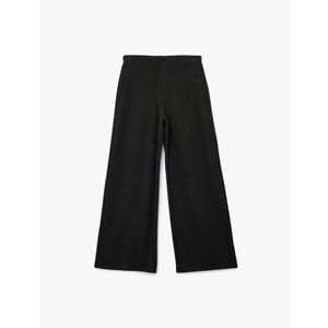 Kadın Giyim Modal Kumaş Düz Geniş Paça Kumaş Pantolon - KOTON - 6WAK40027EK - ANTRASİT - M