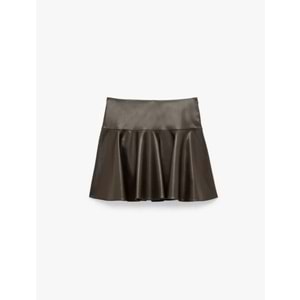 Kadın Giyim Etek - KOTON - 6WAK70088EW - KAHVERENGİ - 38