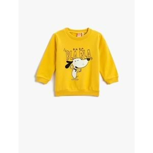 Erkek Bebek Giyim Sweatshirt 3WMB10055TK Sarı