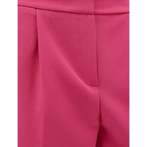 Kadın Giyim Basic Cigarette Kumaş Pantolon Pileli Cepli 3SAK40066UW Pembe