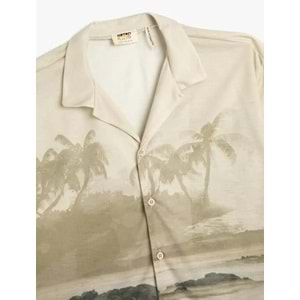 Erkek Çocuk Giyim Polo Tişört 3SKB10662TK Bej Desenli