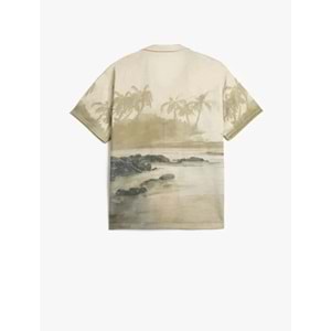 Erkek Çocuk Giyim Polo Tişört 3SKB10662TK Bej Desenli