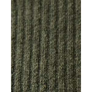 Crop Tişört Uzun Kollu Zincir Kelebek Detaylı Bisiklet Yaka - KOTON - 4WAL10139IK - HAKİ - XL