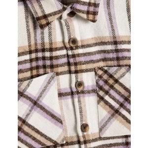 Kız Çocuk Gömlek Ceket Cep Detaylı Uzun Kollu - KOTON - 4WKG60018AW - BEJ - 5-6 YAŞ