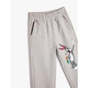 Kız Çocuk Bugs Bunny ve Tweety Jogger Eşofman Altı Cepli