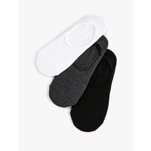 Erkek Babet Çorap Seti 3'lü Çok Renkli - 4WAM80035AA