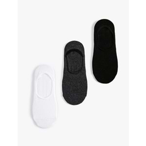 Erkek Babet Çorap Seti 3'lü Çok Renkli - 4WAM80035AA