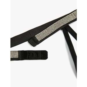 Kadın İç Giyim Jartiyer - KOTON - 4WLK30172MK - SİYAH - L