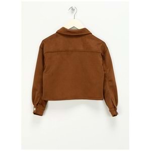 Kız Çocuk Giyim Ceket - KOTON - 4WKG20015AK - DEVE TÜYÜ - 6-7 YAŞ