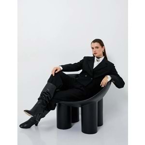 Blazer Ceket Kruvaze Düğmeli Cepli - KOTON - 4WAK50056UW - SİYAH - 42