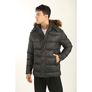 Erkek Giyim Şişme Mont - BRANGO - 80179 - ANTRASİT - XXXL