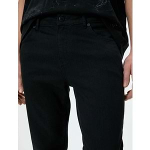 Super Skinny Fit Kot Pantolon - Justin Jean - KOTON - 4SAM40232ND - SİYAH - 34/30