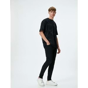 Super Skinny Fit Kot Pantolon - Justin Jean - KOTON - 4SAM40232ND - SİYAH - 34/30