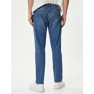 Slim Fit Kot Pantolon - Brad Jean - KOTON - 4SAM40009ND - ORTA İNDİGO - 31/32