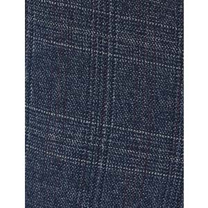 Kumaş Pantolon Desenli Slim Fit Düğmeli Cep Detaylı - KOTON - 4SAM40017HW - LACİVERT EKOSELİ - 38