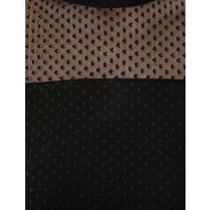 Dantelli Tişört Kısa Kollu Bisiklet Yaka - KOTON - 4SAK50056EK - SİYAH - S