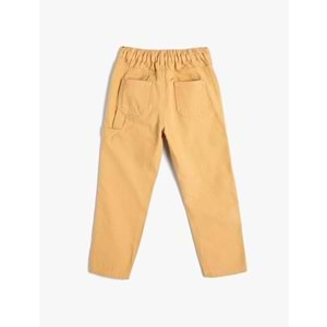 Erkek Çocuk Chino Pantolon Pamuklu Cepli 4SKB40016TW