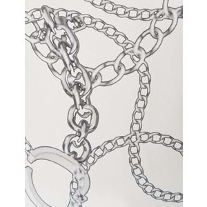 Degaje Yaka Bluz Şal Desenli Uzun Kollu - KOTON - 4SAK60314UW - BEYAZ DESENLİ - 42